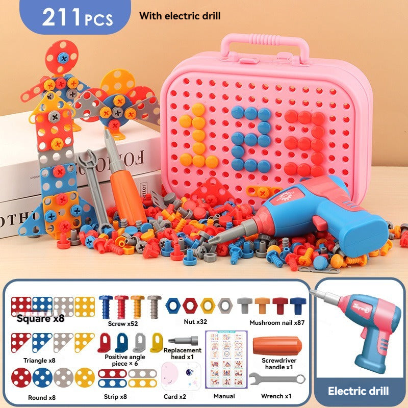Simulation Screw Tool Box Toy