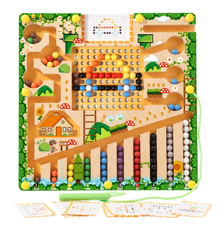 Magnetic Maze Bead Toy